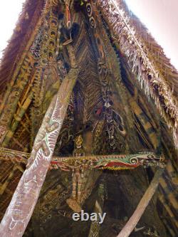 Poteau de case, house post, totem, oceanic art, papua new guinea