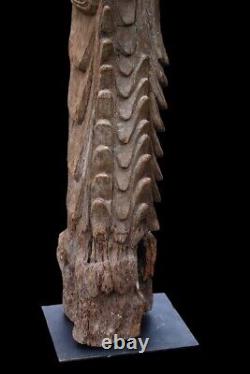 Poteau de case, house post, totem, oceanic art, papua new guinea