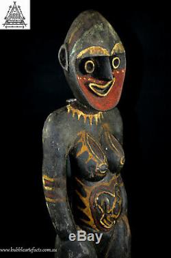 Powerful Female Kwoma Nogwi Figure, Washkuk, PNG, Papua New Guinea, Oceanic