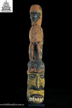 Powerful Magic Balsa Harvest Yam Mask, Northern Abelam, PNG, Papua New Guinea