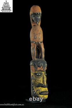 Powerful Magic Balsa Harvest Yam Mask, Northern Abelam, PNG, Papua New Guinea