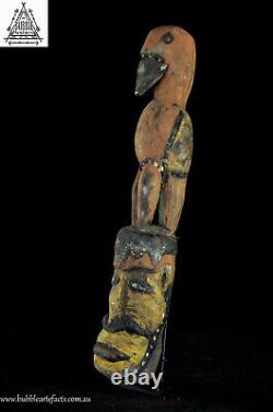 Powerful Magic Balsa Harvest Yam Mask, Northern Abelam, PNG, Papua New Guinea