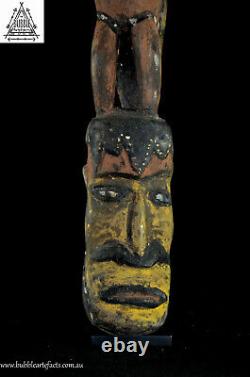 Powerful Magic Balsa Harvest Yam Mask, Northern Abelam, PNG, Papua New Guinea