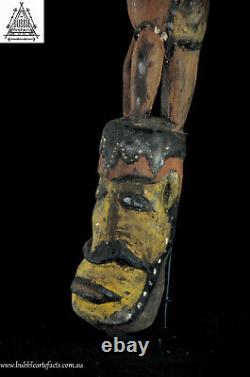 Powerful Magic Balsa Harvest Yam Mask, Northern Abelam, PNG, Papua New Guinea