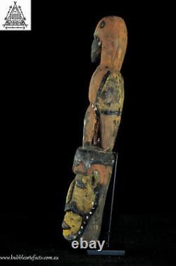 Powerful Magic Balsa Harvest Yam Mask, Northern Abelam, PNG, Papua New Guinea