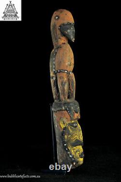 Powerful Magic Balsa Harvest Yam Mask, Northern Abelam, PNG, Papua New Guinea