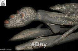 Powerful Old Spirit Totem, Palembai, M. Sepik, PNG, Papua New Guinea, Oceanic