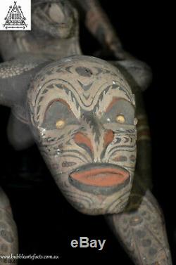 Powerful Old Spirit Totem, Palembai, M. Sepik, PNG, Papua New Guinea, Oceanic