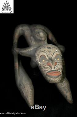 Powerful Old Spirit Totem, Palembai, M. Sepik, PNG, Papua New Guinea, Oceanic