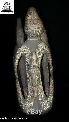 Powerful Old Spirit Totem, Palembai, M. Sepik, PNG, Papua New Guinea, Oceanic