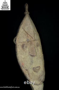 Powerful Old Yena Spirit Dance Yam Cult Mask, Upper Sepik, PNG, Papua New Guinea