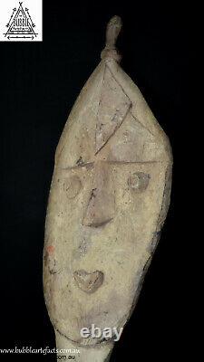 Powerful Old Yena Spirit Dance Yam Cult Mask, Upper Sepik, PNG, Papua New Guinea