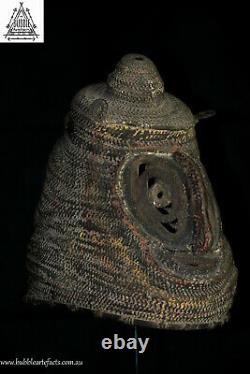 Powerful Rare Fine Baba Helmet Mask, Abelam, PNG, Papua New Guinea, Oceanic