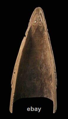 Proue de pirogue, canoe prow, murik lakes area, papua new guinea, oceanic art