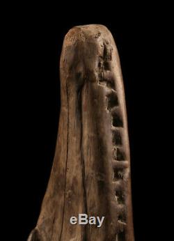 Proue de pirogue, canoe prow, sepik river, papua new guinea