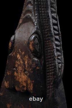 Proue de pirogue, canoe prow, sepik river, papua new guinea, tribal art
