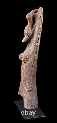 Proue de pirogue, canoe prow, sepik river, papua new guinea, tribal art