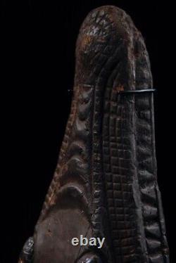 Proue de pirogue, canoe prow, sepik river, papua new guinea, tribal art