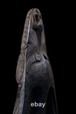 Proue de pirogue, canoe prow, sepik river, papua new guinea, tribal art, oceania