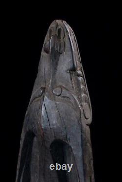 Proue de pirogue, canoe prow, sepik river, papua new guinea, tribal art, oceania