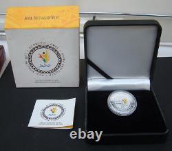 RAM PNG Papua New Guinea 2015 K5 Silver Proof XV Pacific Games. COA / Box
