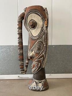 RARE Antique Old Tribal Oceanic Papua New Guinea Sepik Wood Statue Provenance