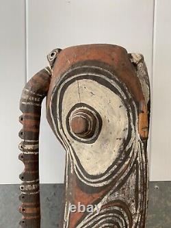 RARE Antique Old Tribal Oceanic Papua New Guinea Sepik Wood Statue Provenance