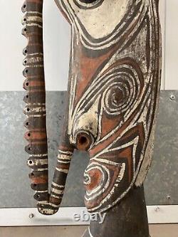 RARE Antique Old Tribal Oceanic Papua New Guinea Sepik Wood Statue Provenance