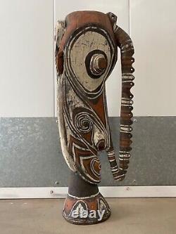 RARE Antique Old Tribal Oceanic Papua New Guinea Sepik Wood Statue Provenance