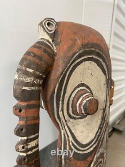 RARE Antique Old Tribal Oceanic Papua New Guinea Sepik Wood Statue Provenance