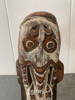 RARE Antique Old Tribal Oceanic Papua New Guinea Sepik Wood Statue Provenance