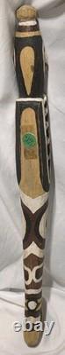 RARE Gogodala Ceremony Hook Wooden Papua New Guinea Tribal Indigenous Hand Made