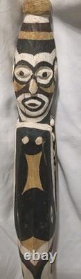 RARE Gogodala Ceremony Hook Wooden Papua New Guinea Tribal Indigenous Hand Made