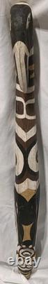 RARE Gogodala Ceremony Hook Wooden Papua New Guinea Tribal Indigenous Hand Made