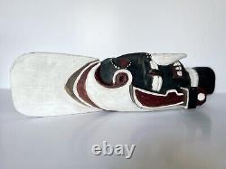 RARE Headhunter Malangan Head PNG New Guinea Oceanic Tiki Wood Totem Carving