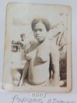 RARE Lot WW2 c1943 Papua New Guinea Native Women Photos