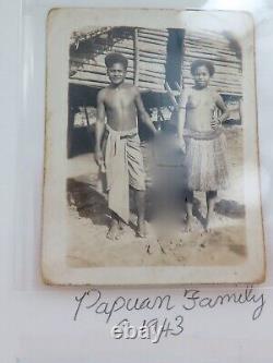 RARE Lot WW2 c1943 Papua New Guinea Native Women Photos