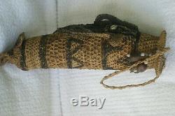 RARE MALE PENIS GOURD HAND PAINTED PHALLOCRYPT SEPIK PAPUA GUINEA Iatmul tribe