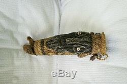 RARE MALE PENIS GOURD HAND PAINTED PHALLOCRYPT SEPIK PAPUA GUINEA Iatmul tribe