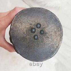RARE Telefomin Kundu DRUM Papua New Guinea VTG TRIBAL Artifact 80s Decor Antique