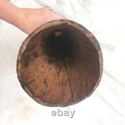 RARE Telefomin Kundu DRUM Papua New Guinea VTG TRIBAL Artifact 80s Decor Antique