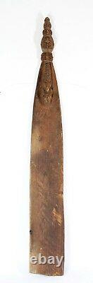 Ramu Sepik Surf Board, Ancestor Figure, Tribal Art Melanesia Papua New Guinea