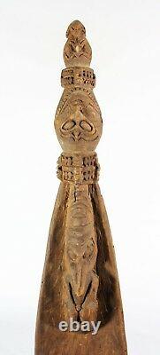 Ramu Sepik Surf Board, Ancestor Figure, Tribal Art Melanesia Papua New Guinea