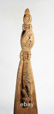 Ramu Sepik Surf Board, Ancestor Figure, Tribal Art Melanesia Papua New Guinea