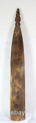 Ramu Sepik Surf Board, Ancestor Figure, Tribal Art Melanesia Papua New Guinea