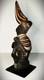 Rare 1920s Papua New Guinea Abelam Hornbill Totem Anthropomorphic Carved Wood