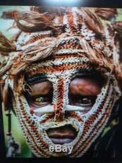 Rare Jipea Tribal Asmat Mask Papua New Guinea Head Hunter Irian Jaya Art