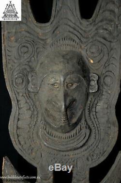 Rare Stunning Fine Ancestor Canoe Shield Mask, Kandingai, Papua New Guinea, PNG