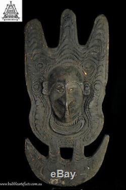Rare Stunning Fine Ancestor Canoe Shield Mask, Kandingai, Papua New Guinea, PNG