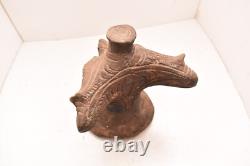 Rare VTG Figure Pottery Clay Papua New Guinea Yaul Lamu Heath Stand Statue